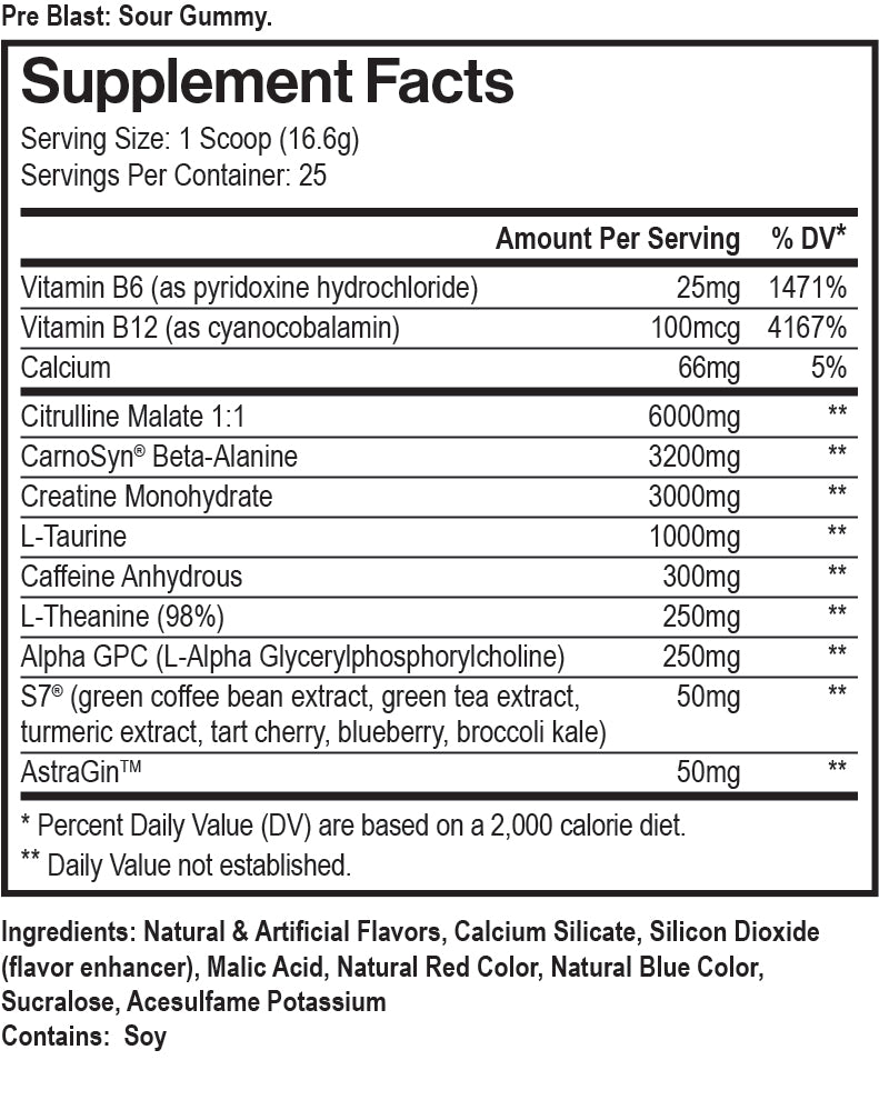 Max Pre Blast - High-Performance Pre-Workout for Energy & Focus | Max ...