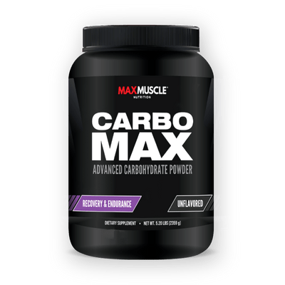 "Carbo Max by Max Muscle – Premium carbohydrate powder for sustained energy, endurance, and muscle recovery."